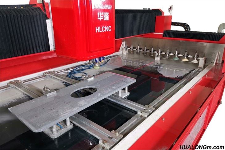 Stone Machinery CNC Marble Granite Manufacturing Processing Center Countertop Drilling And Polishing Line Grinding Machine With Automatic Tools Changed Profiling Machine